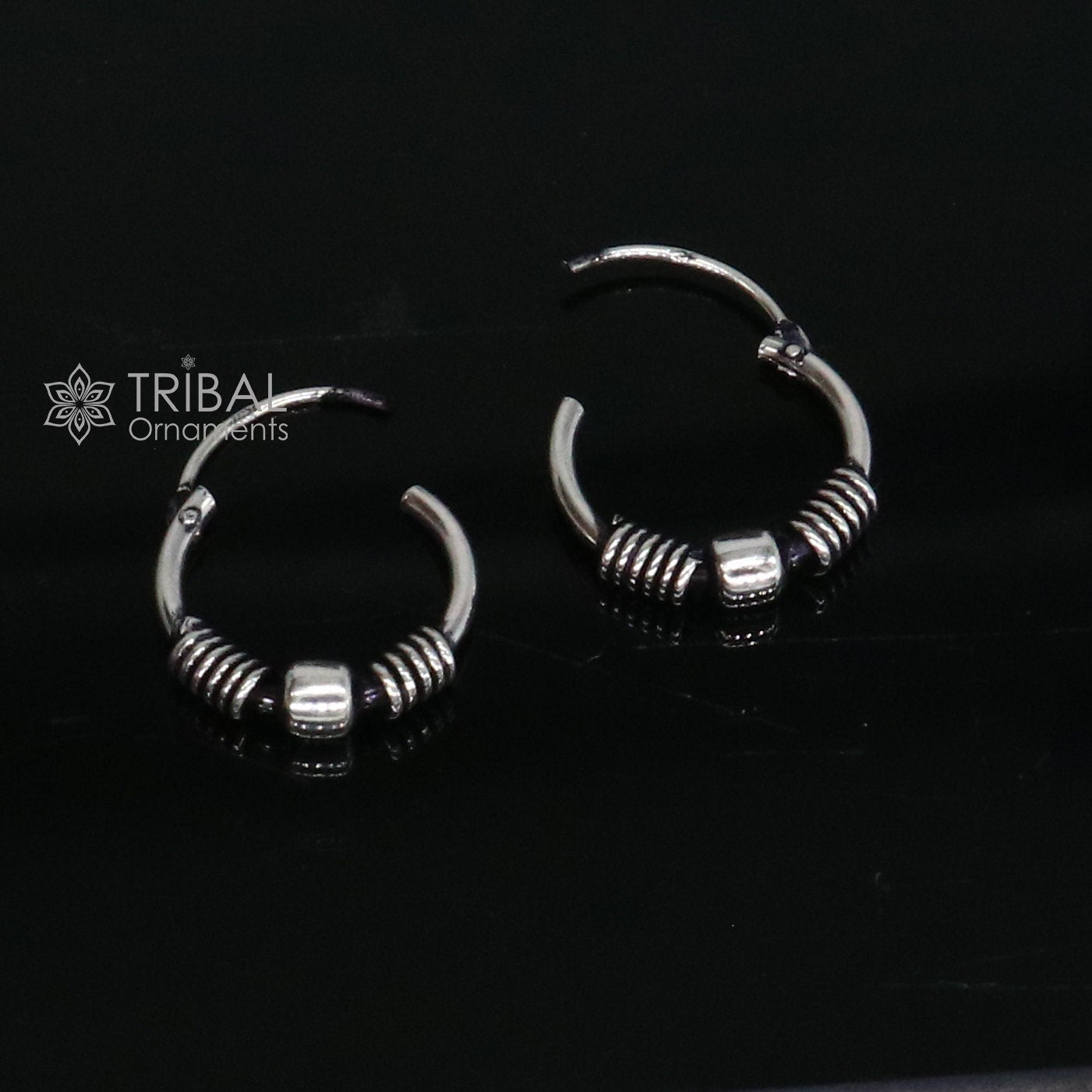 AE-6282-SHB Sterling Silver Earring With Black Shell – Bali Designs Inc